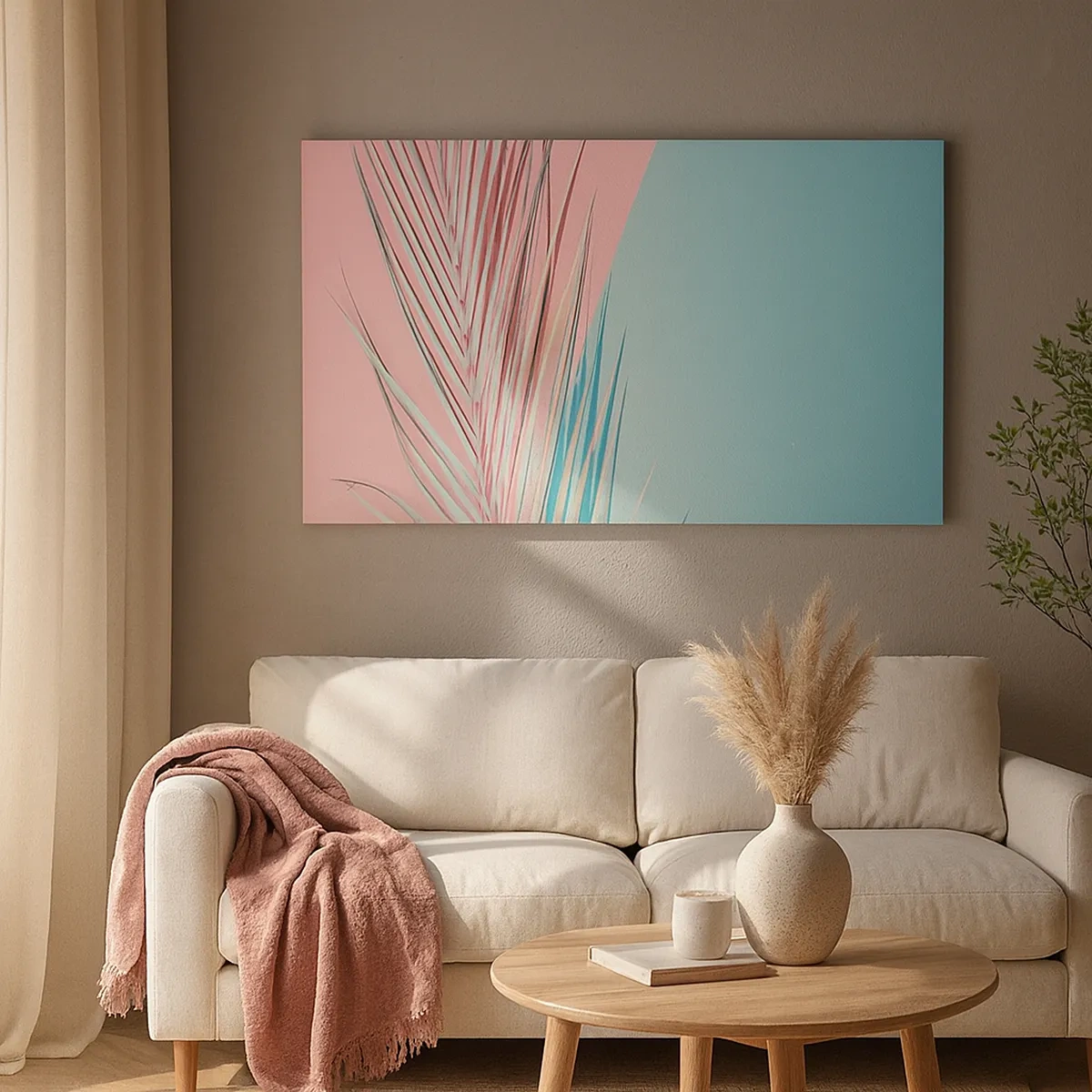 Schilderen op canvas - Tropische impressie - 30x30 cm