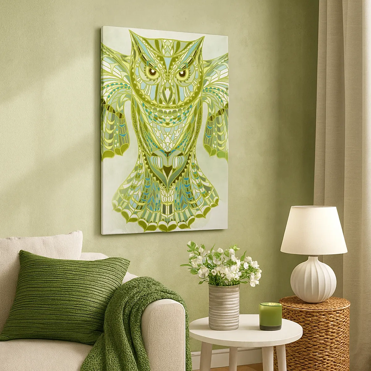 Schilderen op canvas - Van een Keltisch heilig bos - 50x70 cm