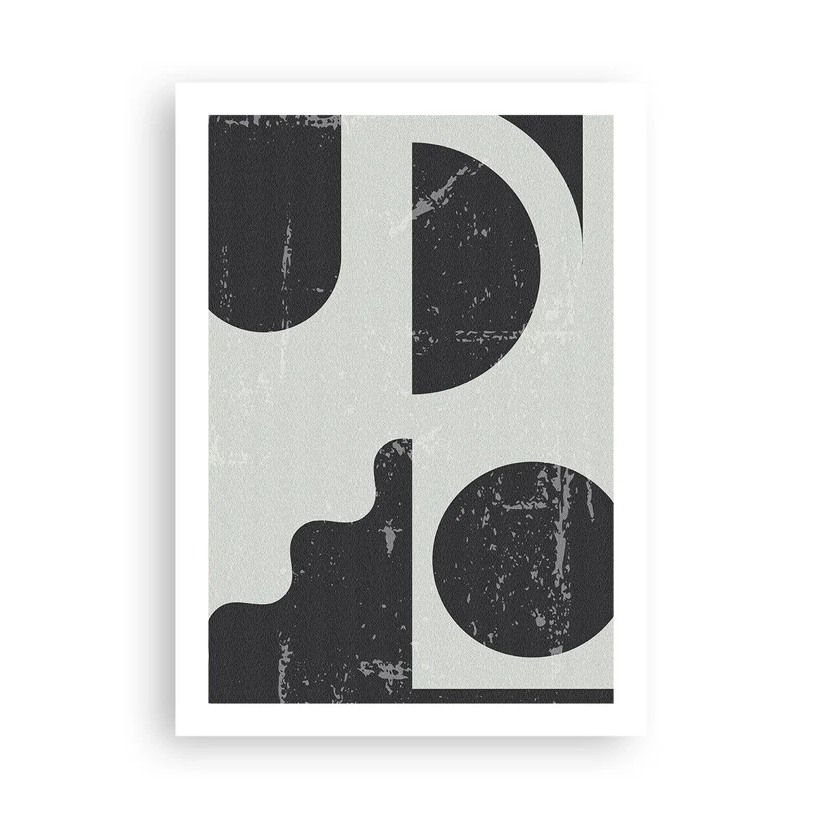 Poster - Compositie boven en onder - 50x70 cm