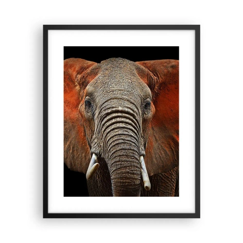 Poster in een zwarte lijst - Ik ben wild, en jij? - 40x50 cm