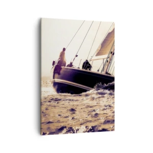 Schilderen op canvas - Zeil, matroos - 50x70 cm