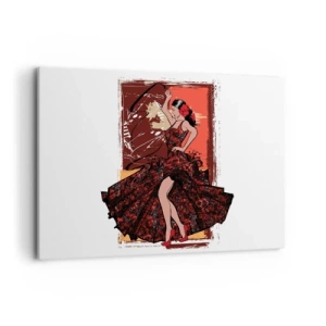 Schilderen op canvas - Op het ritme van het hart - 100x70 cm