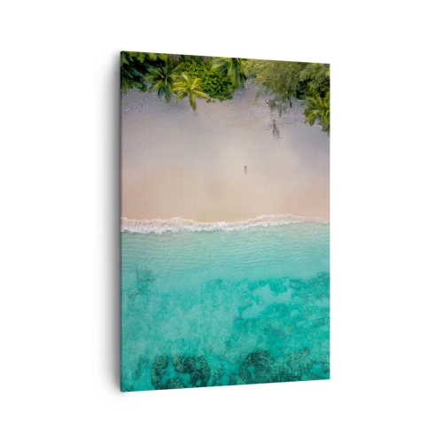 Schilderen op canvas - Paradijsstrand - 70x100 cm