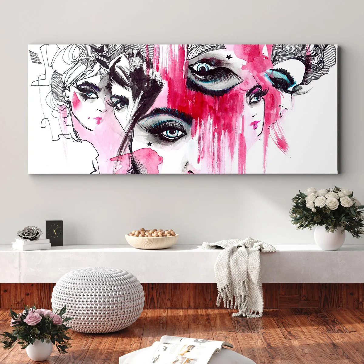 Schilderen op canvas - 0 - 100x40 cm