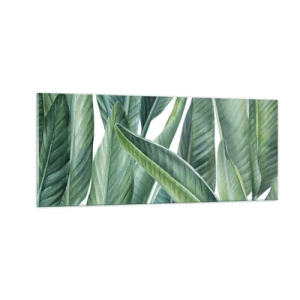 Schilderen op glas - Groen zelf - 100x40 cm