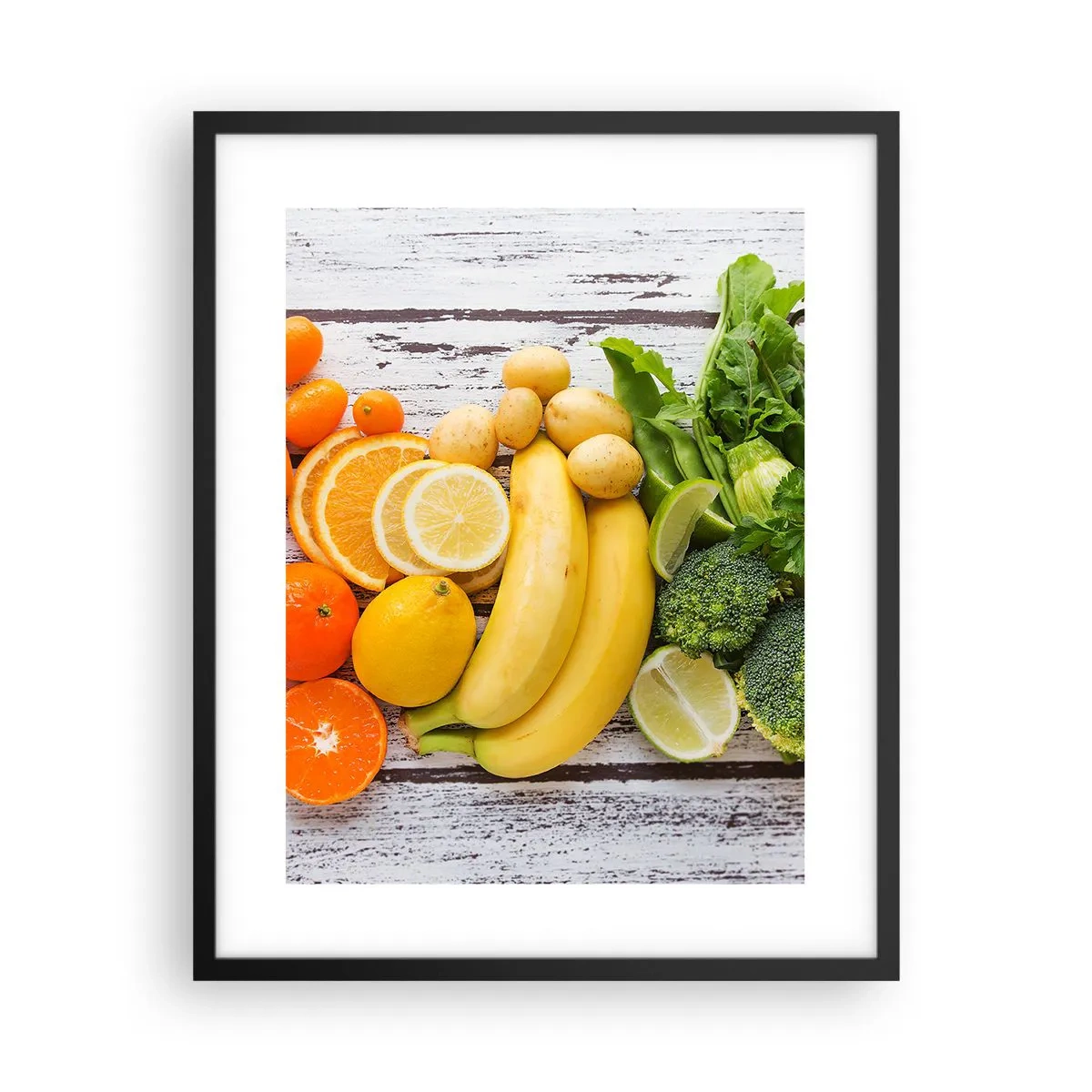 Poster in een zwarte lijst - Het is niet genoeg? - 40x50 cm