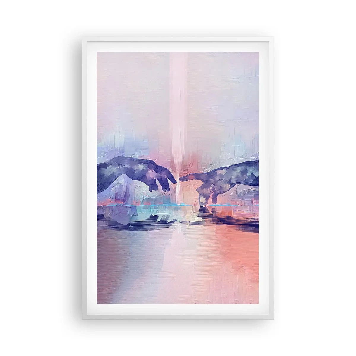 Poster in een witte lijst - Goddelijke levensvonk - 61x91 cm