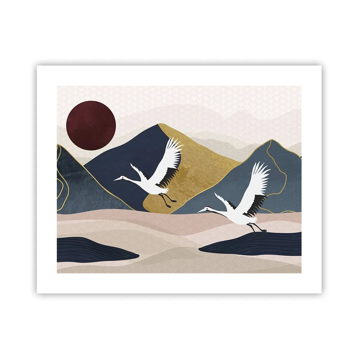 Poster - Het is weer een dag GEGAAN - 50x40 cm