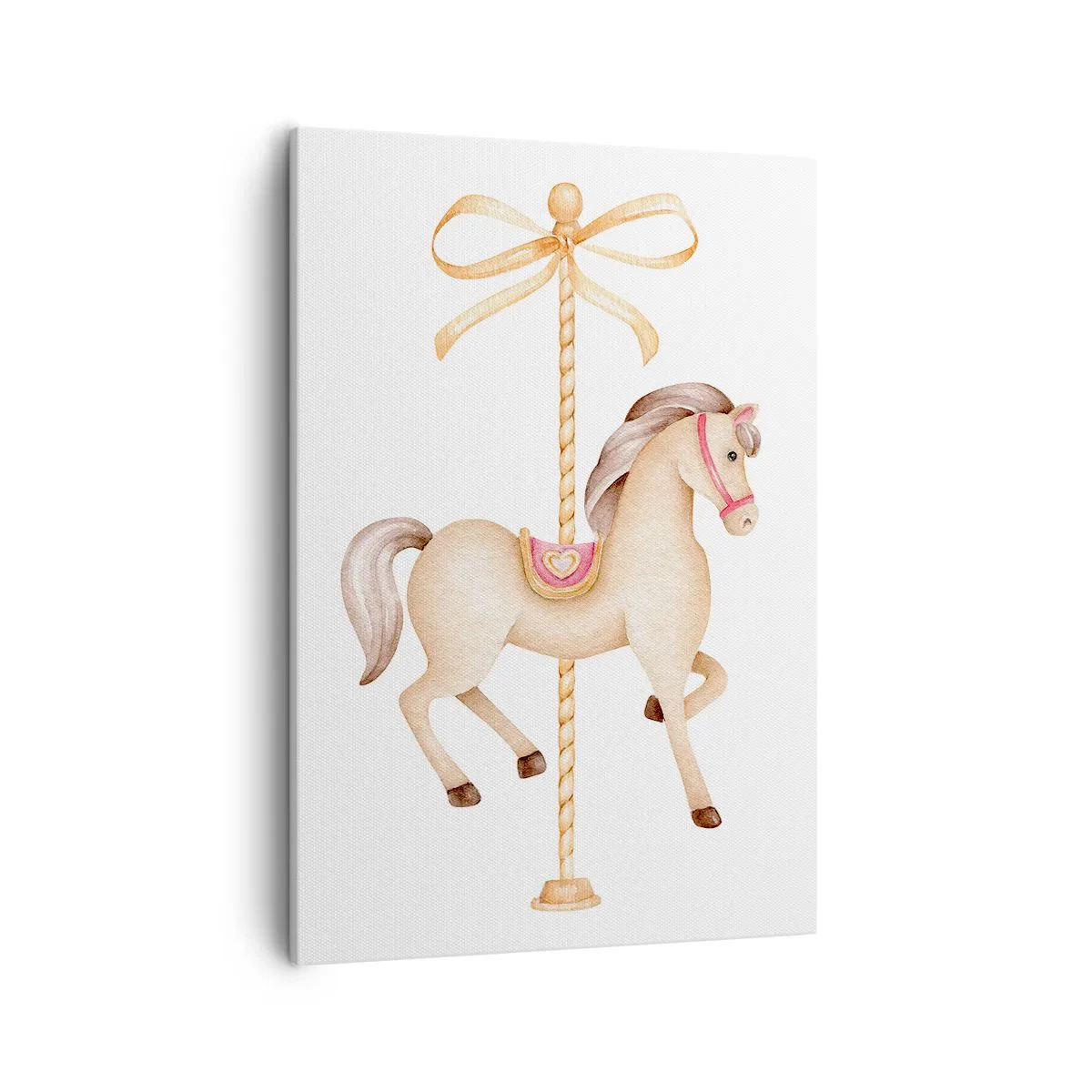 Schilderen op canvas - Een sierlijke draf - 50x70 cm