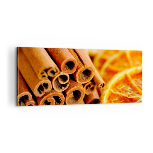 Schilderen op canvas - Kun je hun geur ruiken? - 100x40 cm