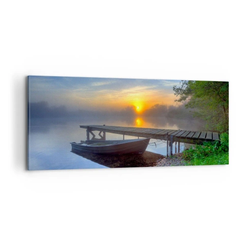 Schilderen op canvas - Hoe gewoon verandert in magie - 100x40 cm