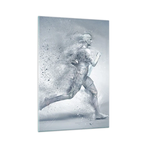 Schilderen op glas - Kristalheldere energie - 70x100 cm