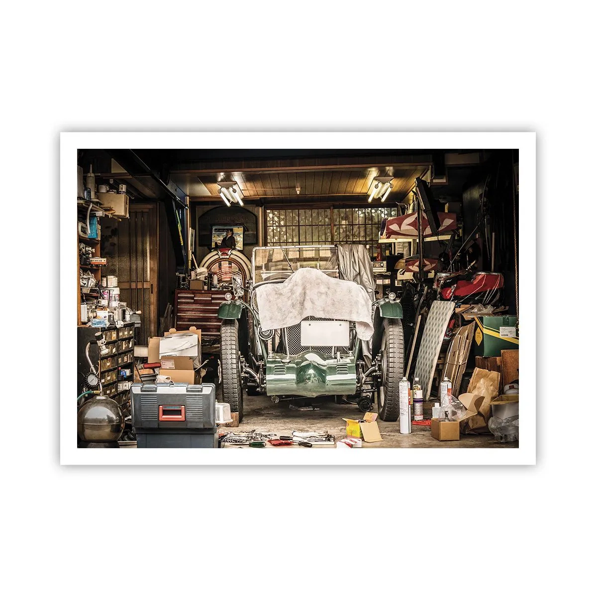 Poster - Terug naar het verleden - 100x70 cm