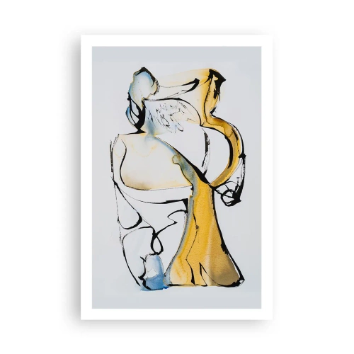 Poster - Glazen abstractie - 61x91 cm