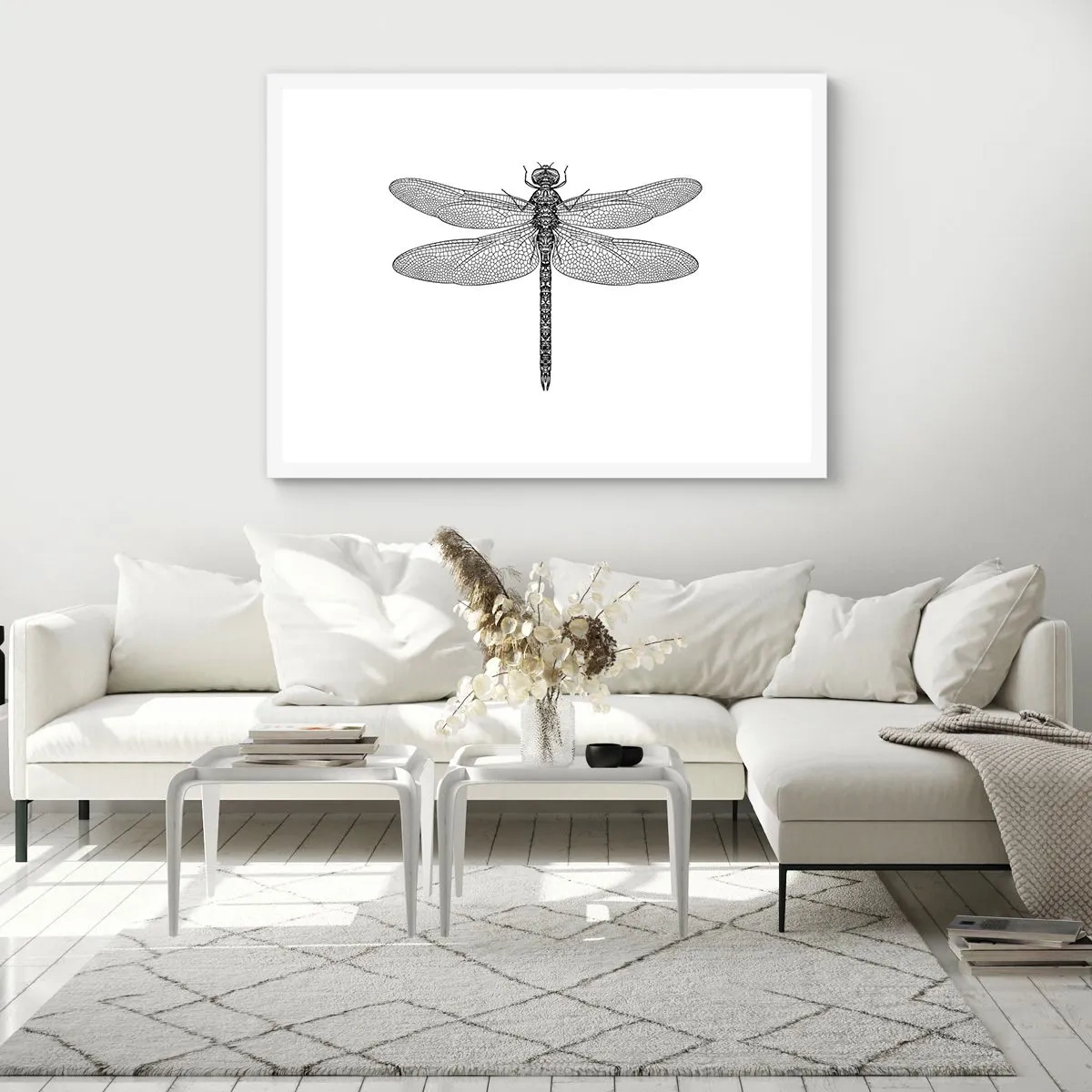 Poster in een witte lijst - Precisie van de natuur - 70x50 cm