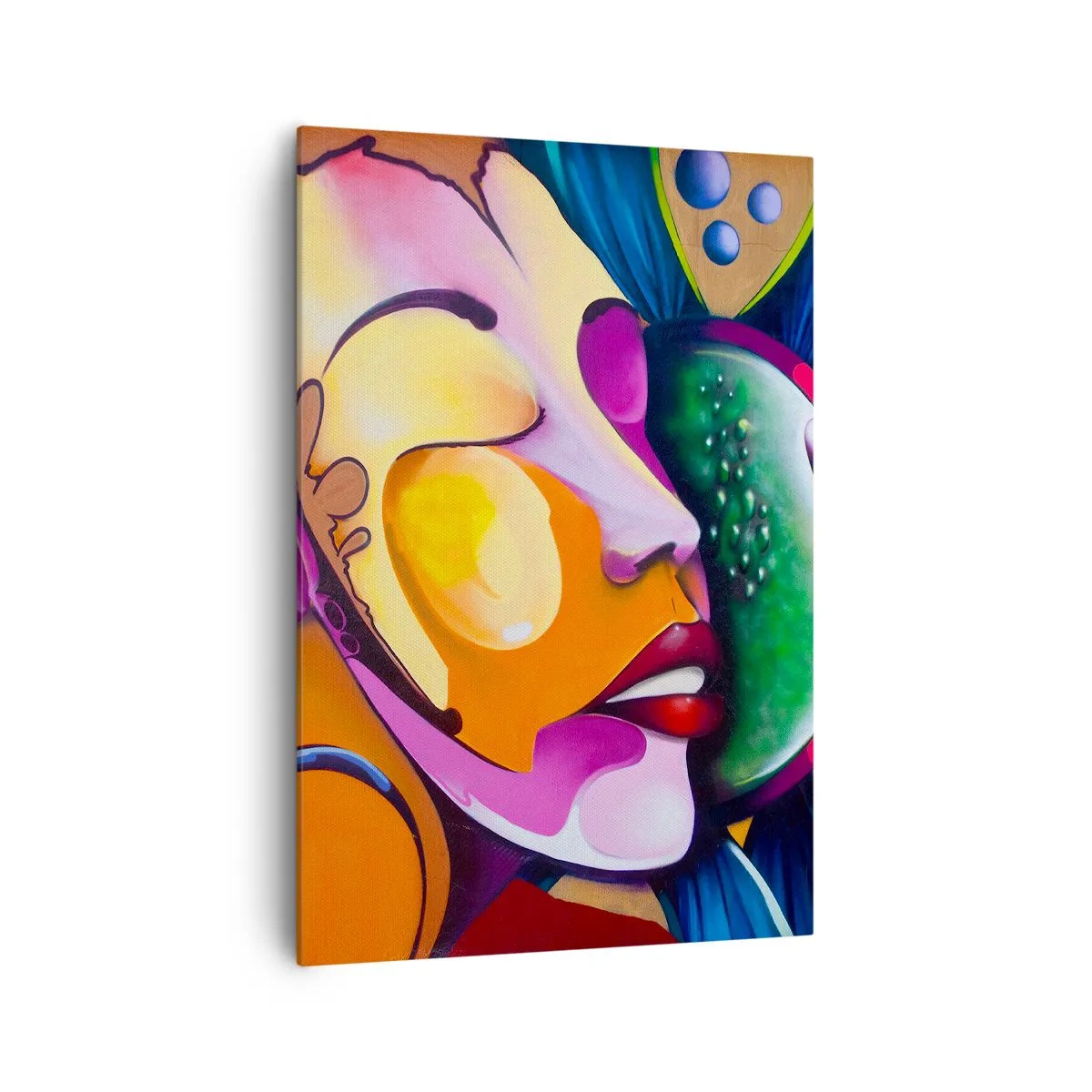 Schilderen op canvas - Aanraken met kleur - 70x100 cm