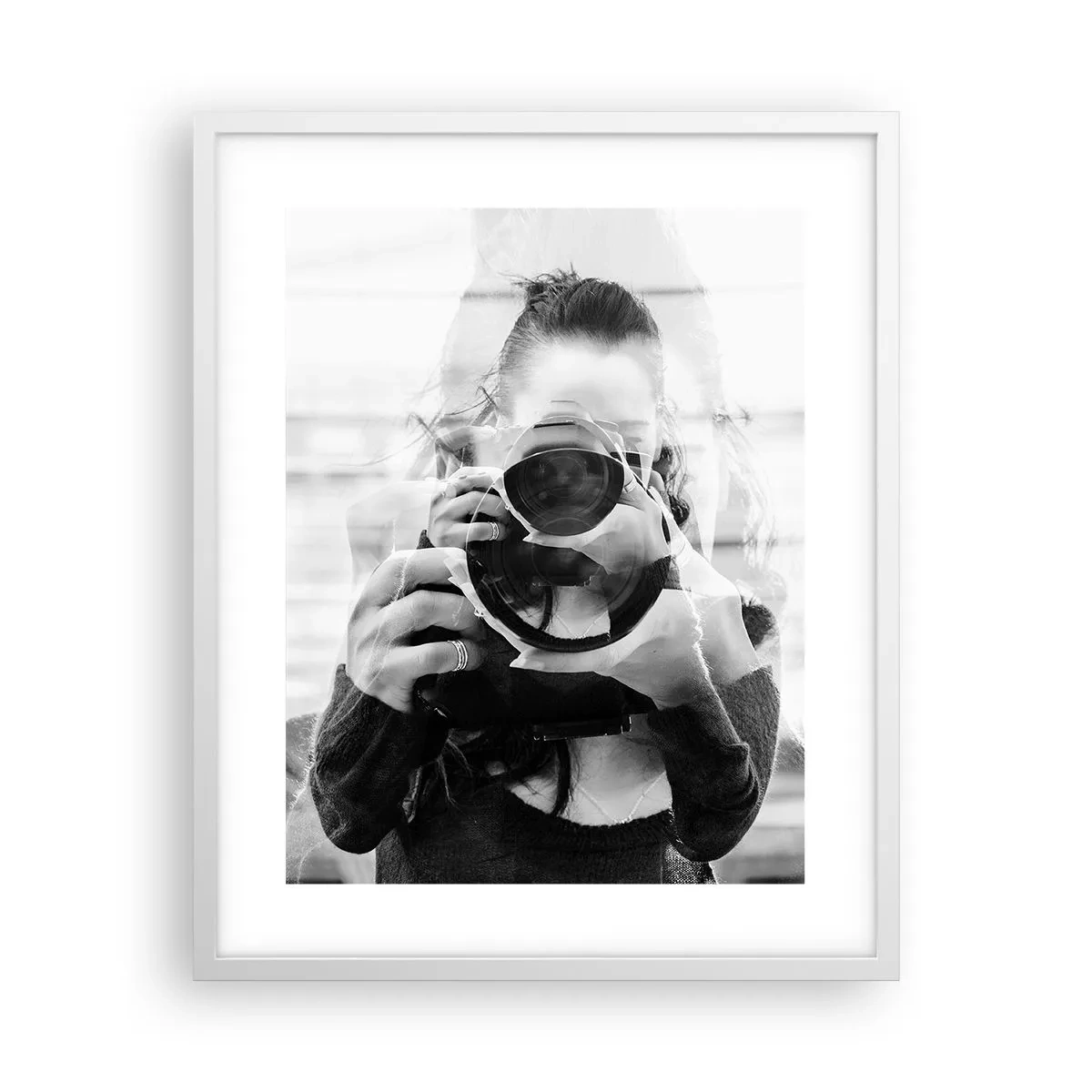 Poster in een witte lijst - Maker en materiaal - 40x50 cm
