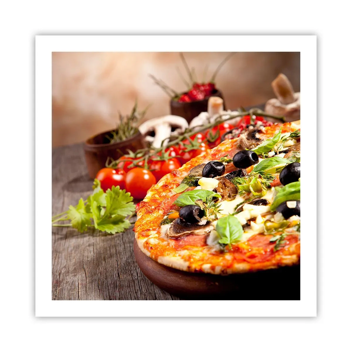 Poster - Van de tellurische ingrediënten - 60x60 cm