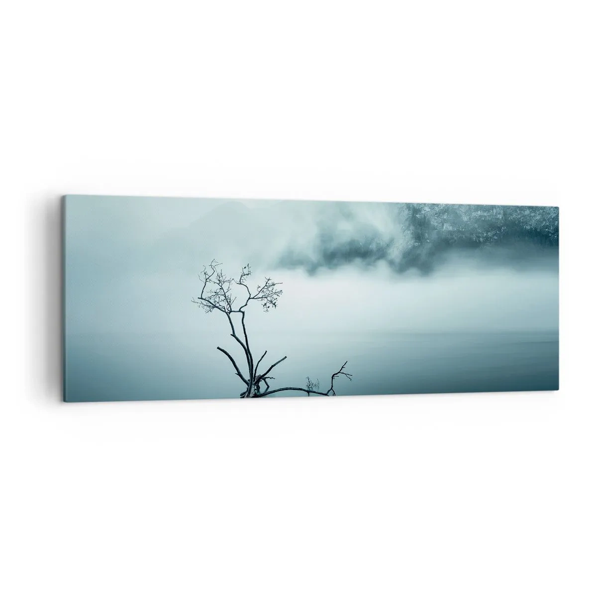 Schilderen op canvas - Van water en mist - 140x50 cm