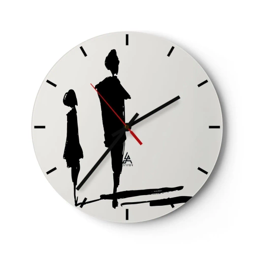 Wandklok - Klok - Zeker samen? - 40x40 cm