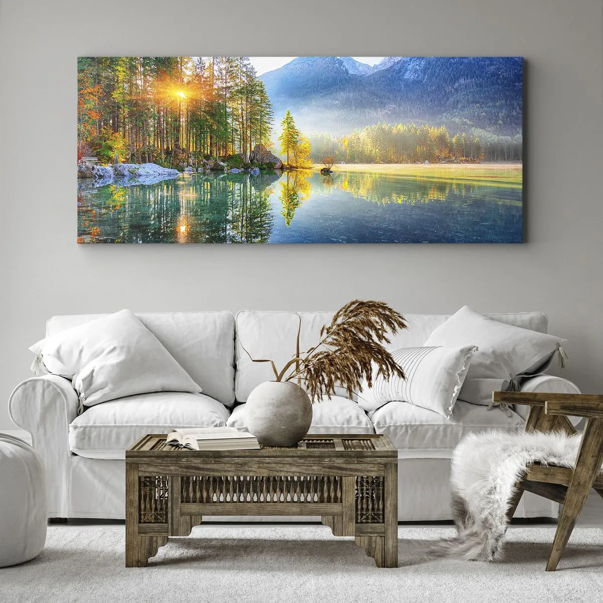 Schilderen op canvas - Majesteit en zoetheid - 100x40 cm