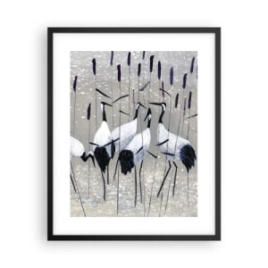 Poster in een zwarte lijst - Onder hun eigen - 40x50 cm