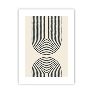 Poster - In een ogenblik ... - 30x40 cm