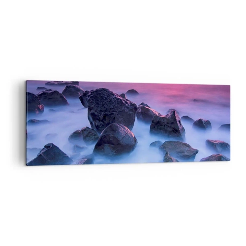 Schilderen op canvas - Geboorte in licht en mist - 140x50 cm