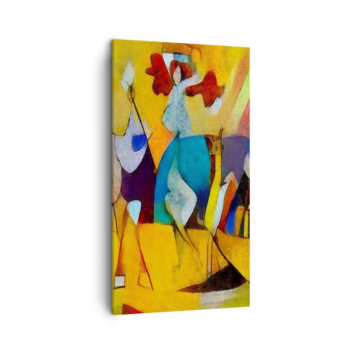 Schilderen op canvas - Zon - leven - vreugde - 45x80 cm