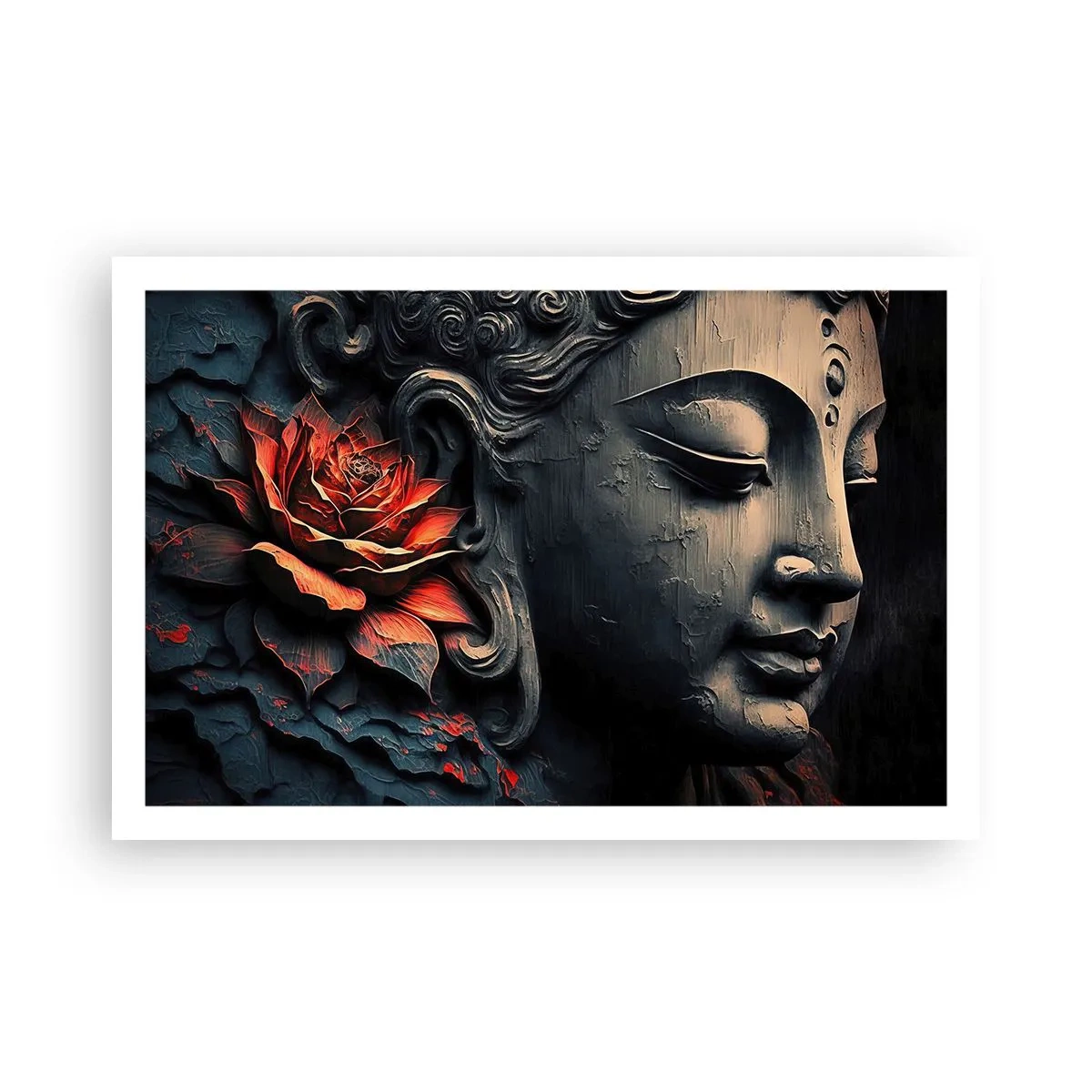 Poster - In harmonie met de wereld - 91x61 cm