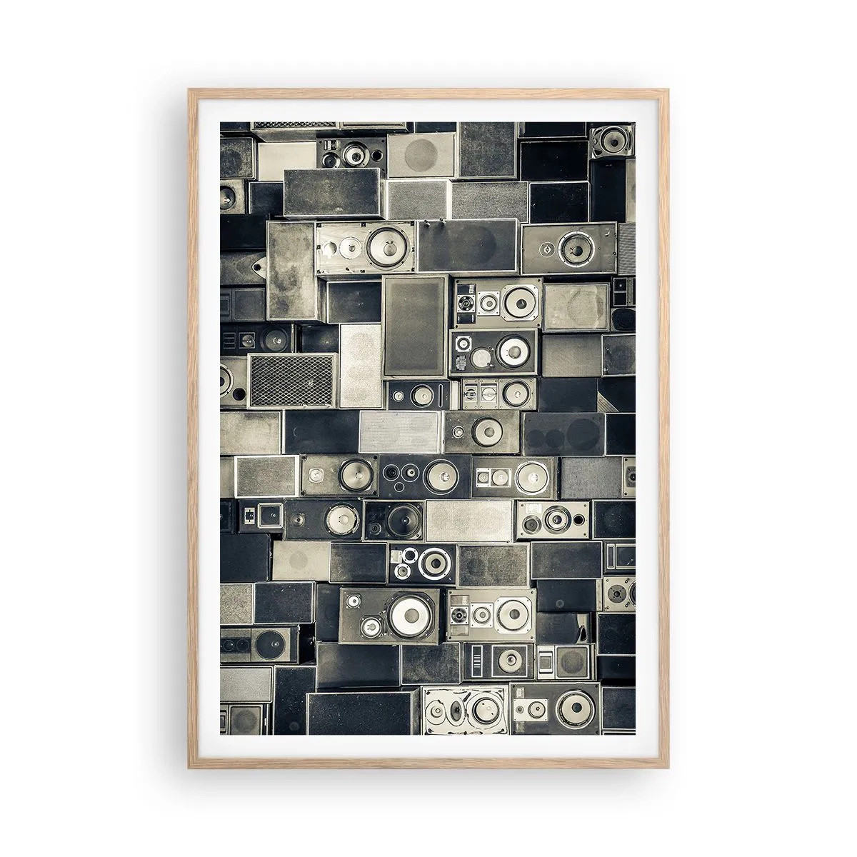 Een poster in een licht eiken lijst - En alles is goed - 70x100 cm