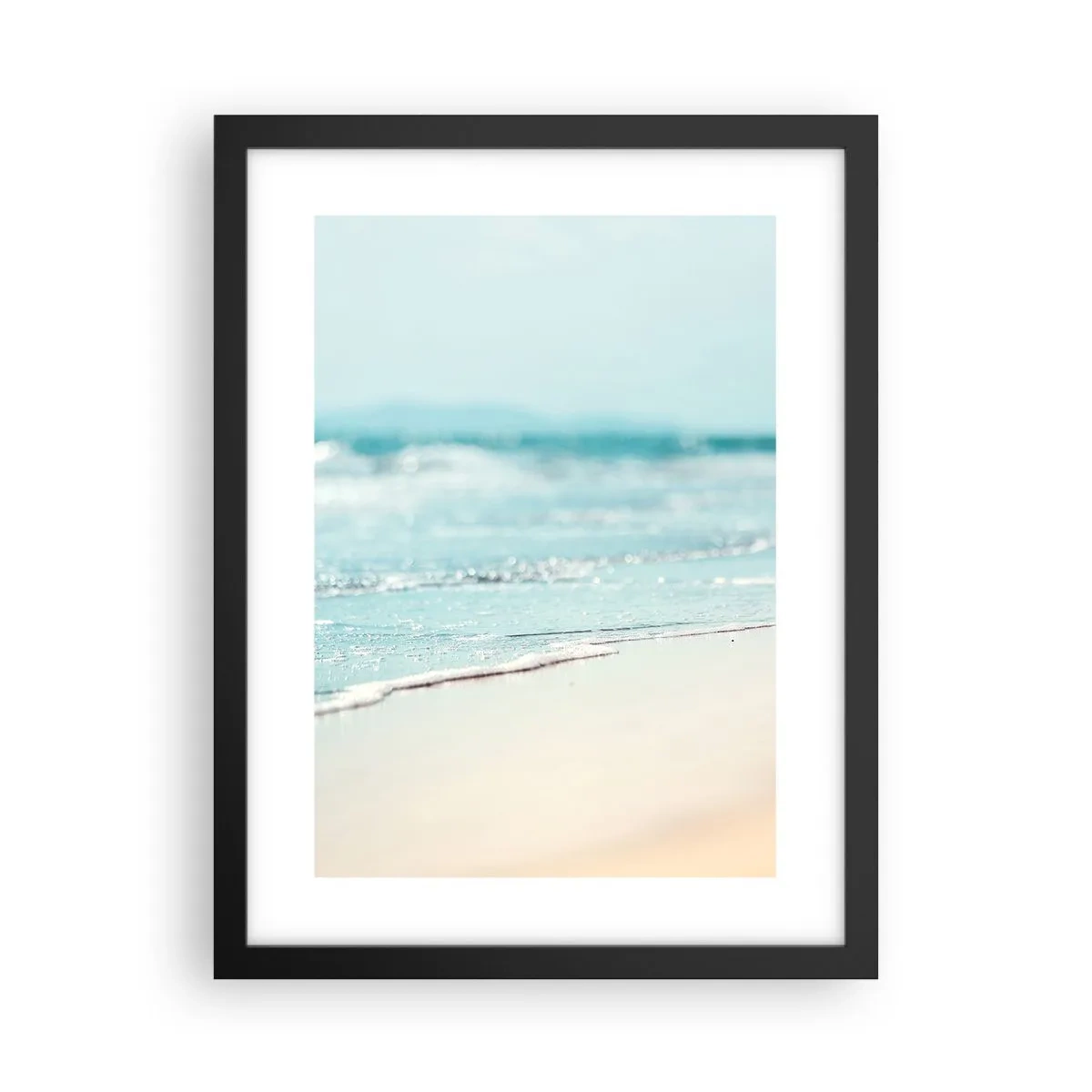 Poster in een zwarte lijst - Warmte en geluid - 30x40 cm