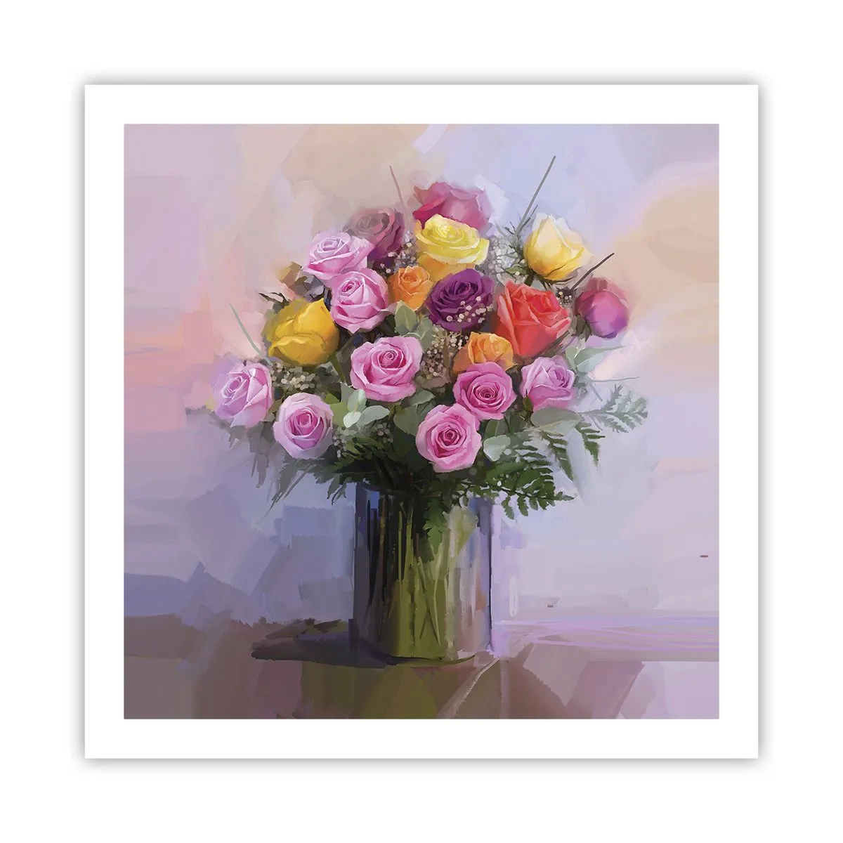 Poster - Ingehouden schoonheid - 60x60 cm