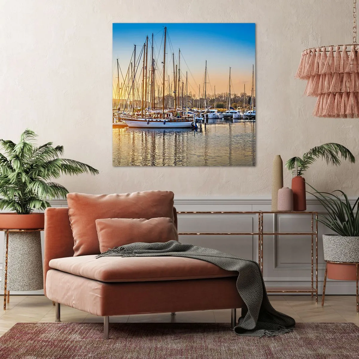 Schilderen op canvas - De wind moet ook slapen - 60x60 cm