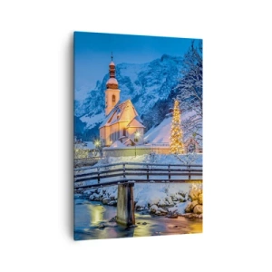 Schilderen op canvas - Kerstgeest - 70x100 cm