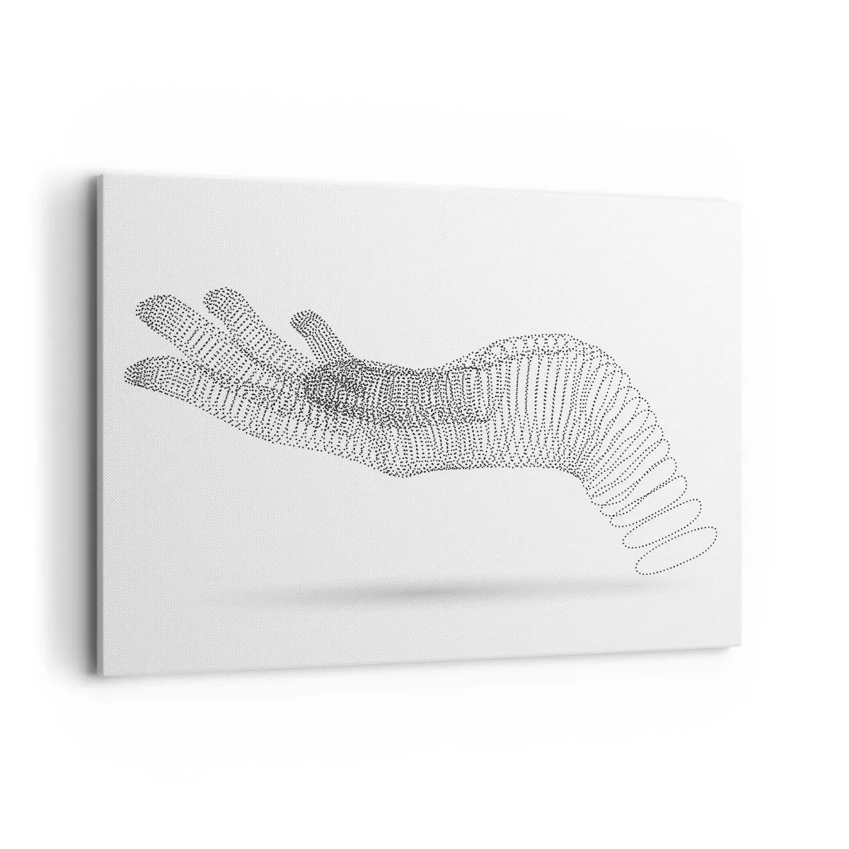 Schilderen op canvas - Veerkrachtige hand - 100x70 cm