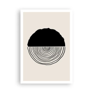 Poster - Half om half - 70x100 cm