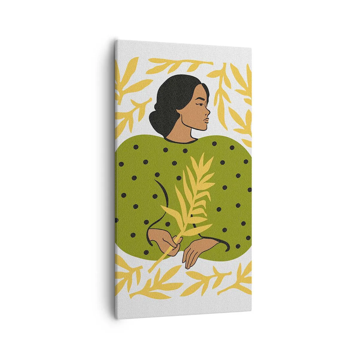 Schilderen op canvas - Hawaiiaans meisje - 55x100 cm