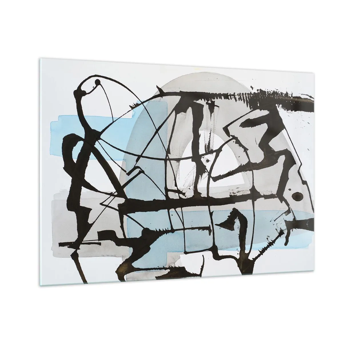 Schilderen op glas - Toch blauw - 100x70 cm