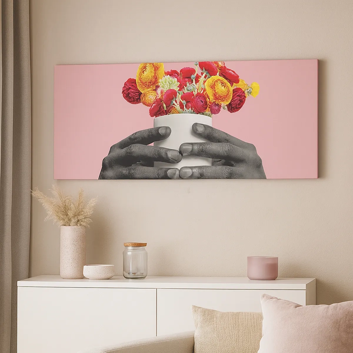 Schilderen op canvas - De apotheose van het leven - 30x30 cm