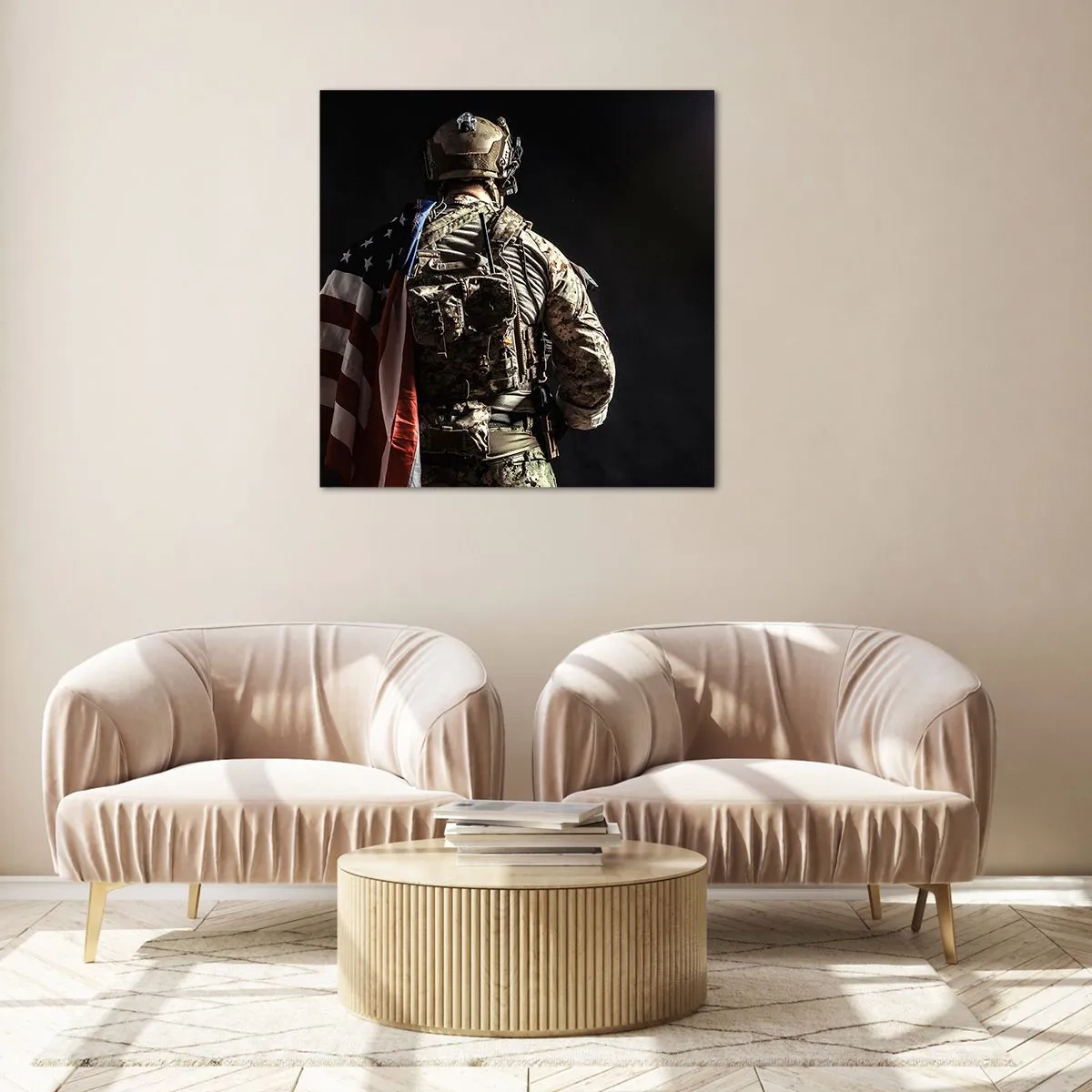 Schilderen op glas - Dat is waarom - 70x70 cm