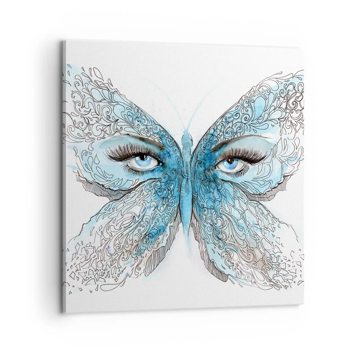 Schilderen op canvas - Eros pimpelmees - 60x60 cm