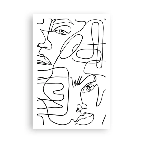 Poster - In verwarde emoties - 61x91 cm