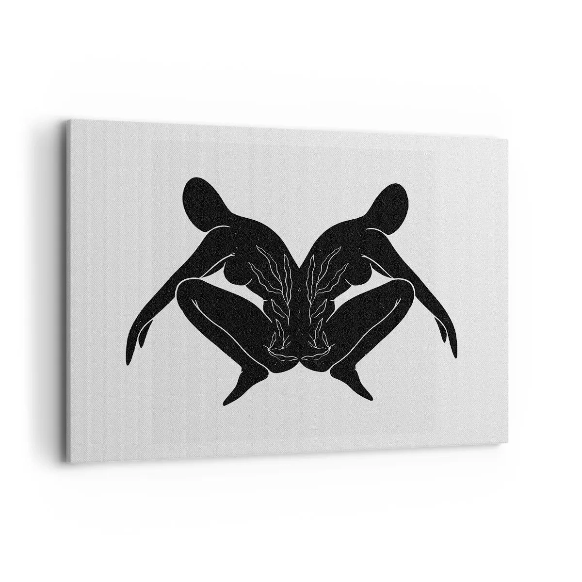 Schilderen op canvas - Een gemeenschappelijke ziel - 100x70 cm