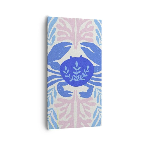 Schilderen op canvas - Als een zeebloem - 65x120 cm