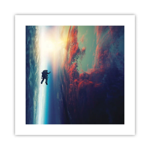 Poster - Ga het universum tegemoet - 40x40 cm