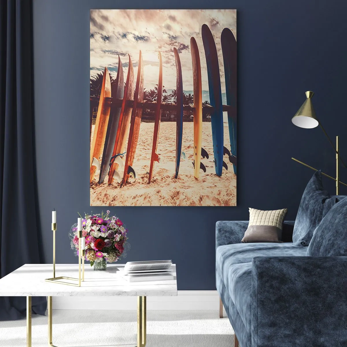 Schilderen op glas - Weltrusten, zie je morgen - 50x70 cm