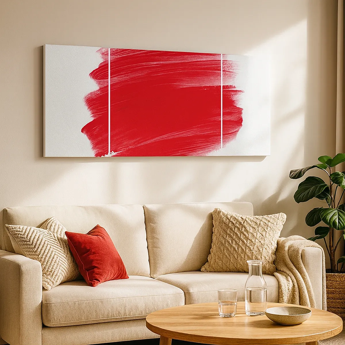 Schilderen op canvas - Uit het frame - 30x30 cm