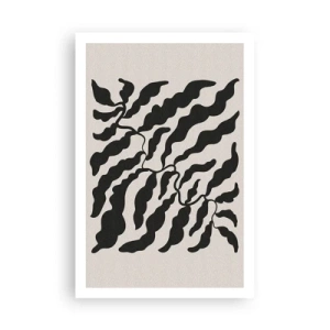 Poster - Natuur van een vierkant - 61x91 cm
