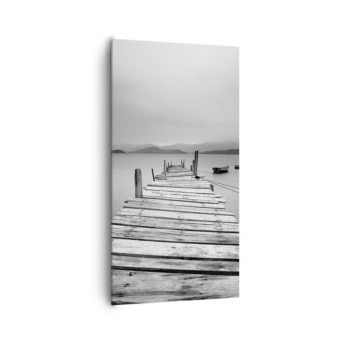 Schilderen op canvas - Achter bergen en zeeën - 65x120 cm